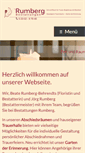 Mobile Screenshot of bestattungen-rumberg.de
